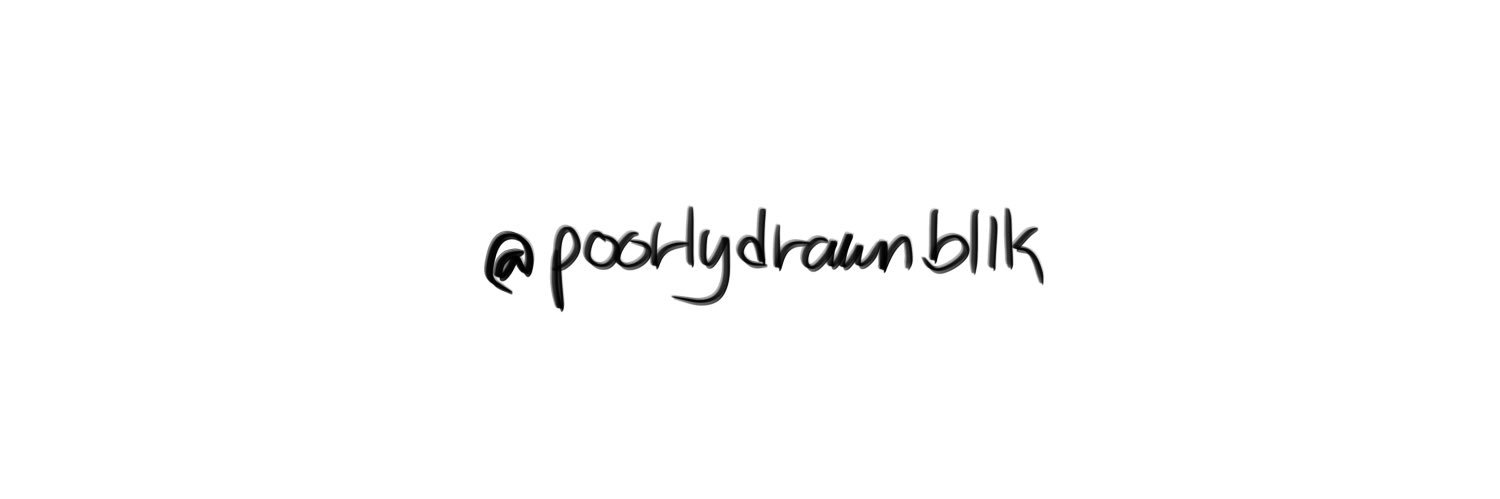 poorlydrawnbllk's profile banner image