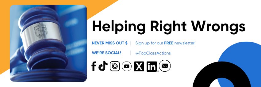 Top Class Actions banner