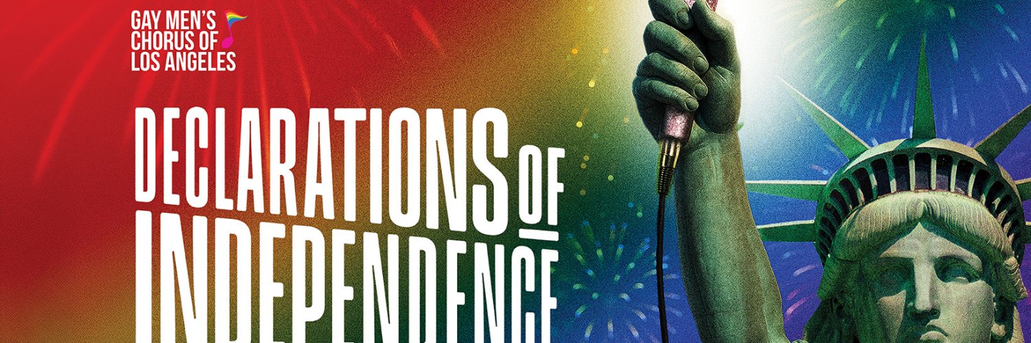 Gay Men’s Chorus of Los Angeles banner