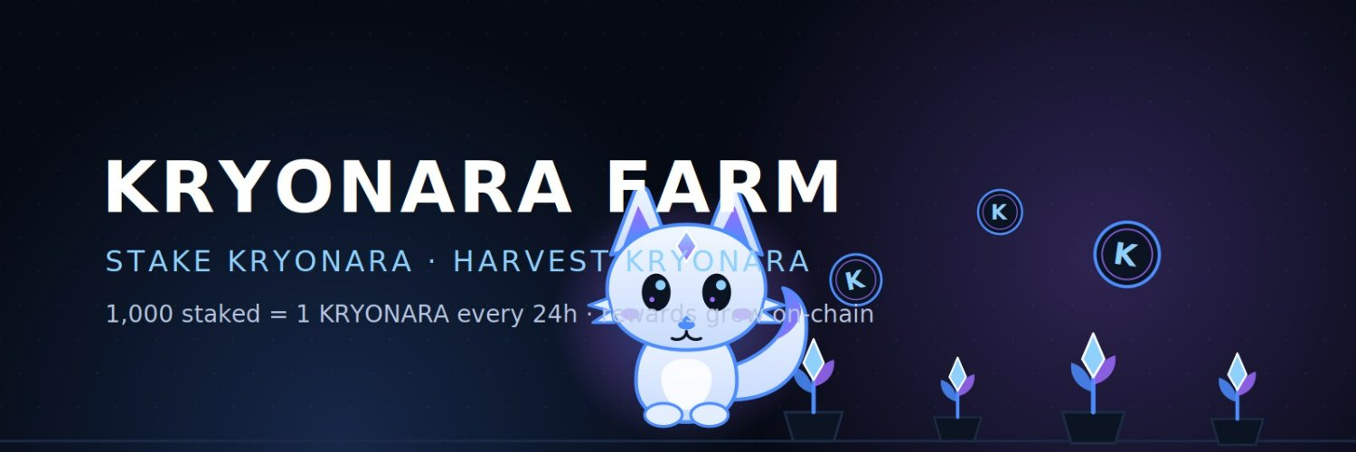 Kryonara's profile banner image