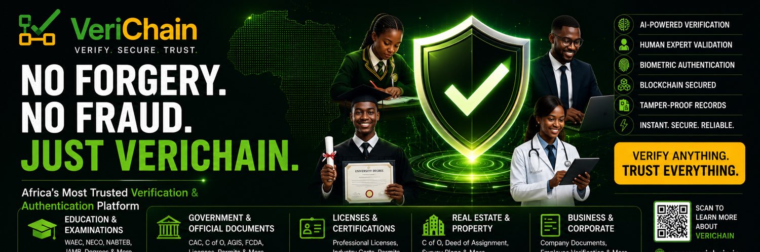 verichainHQ's profile banner image