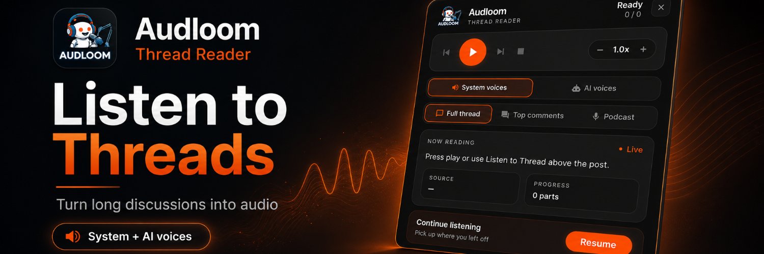 audloom's profile banner image