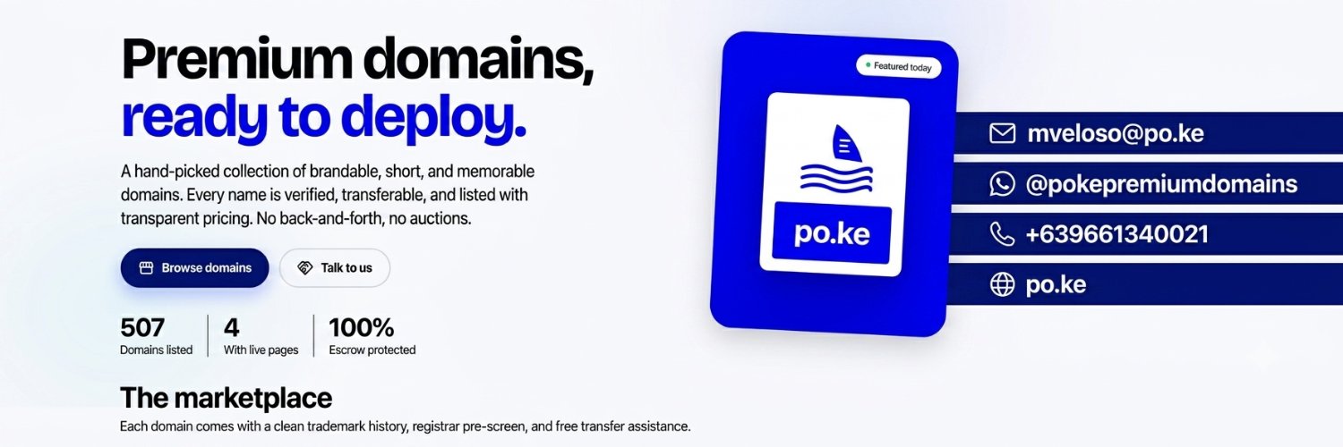 PokeDomains's profile banner image