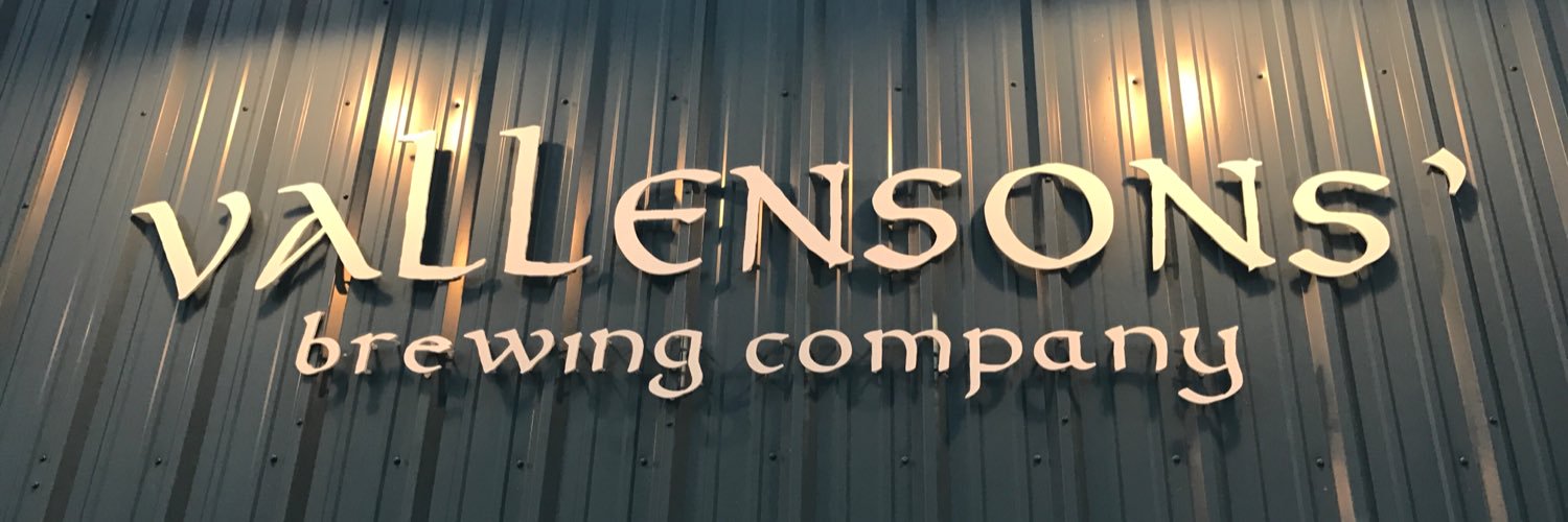 Vallensons' Brewing Co. banner