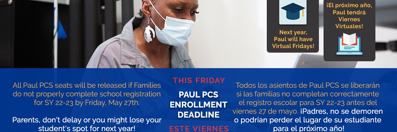 Paul Public Charter School banner