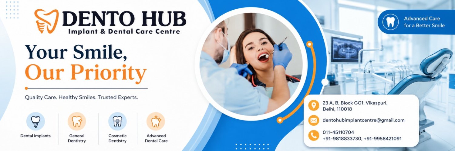 DentoHubdelhi's profile banner image