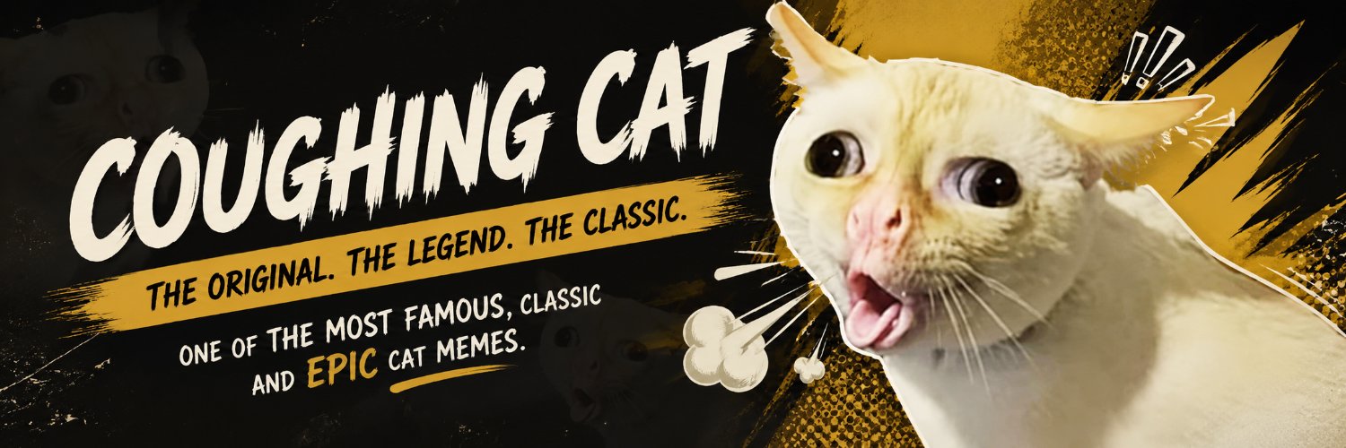 Coughing Cat banner