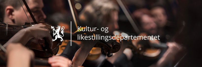 Kultur- og likestillingsdepartementet banner