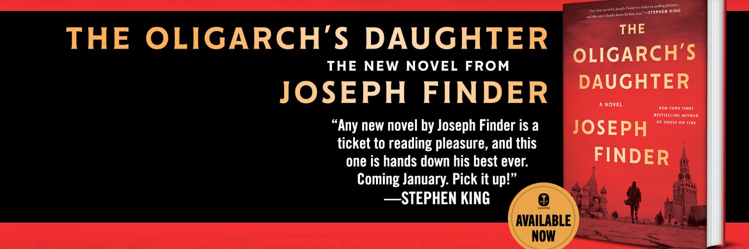 Joseph Finder's banner