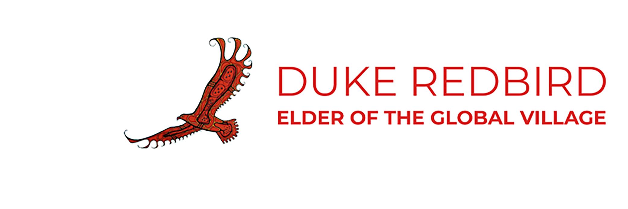 Duke Redbird, Elder of the Global Village banner