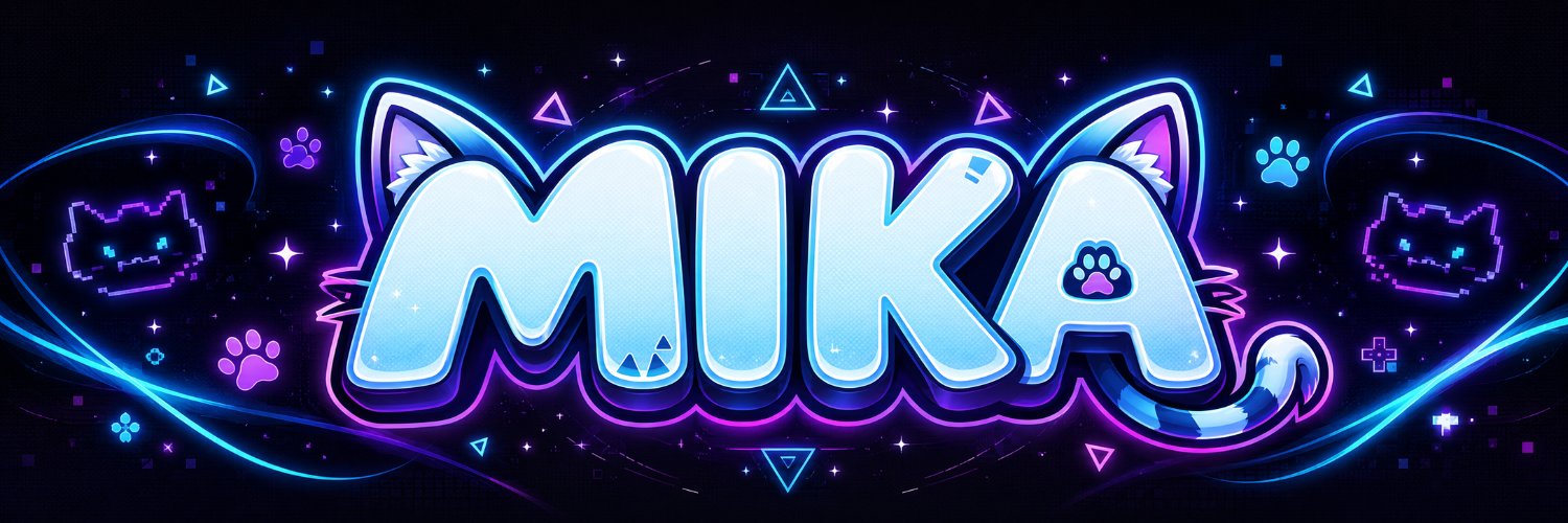 Mika (˵◝ ⩊ ◜˵マ banner