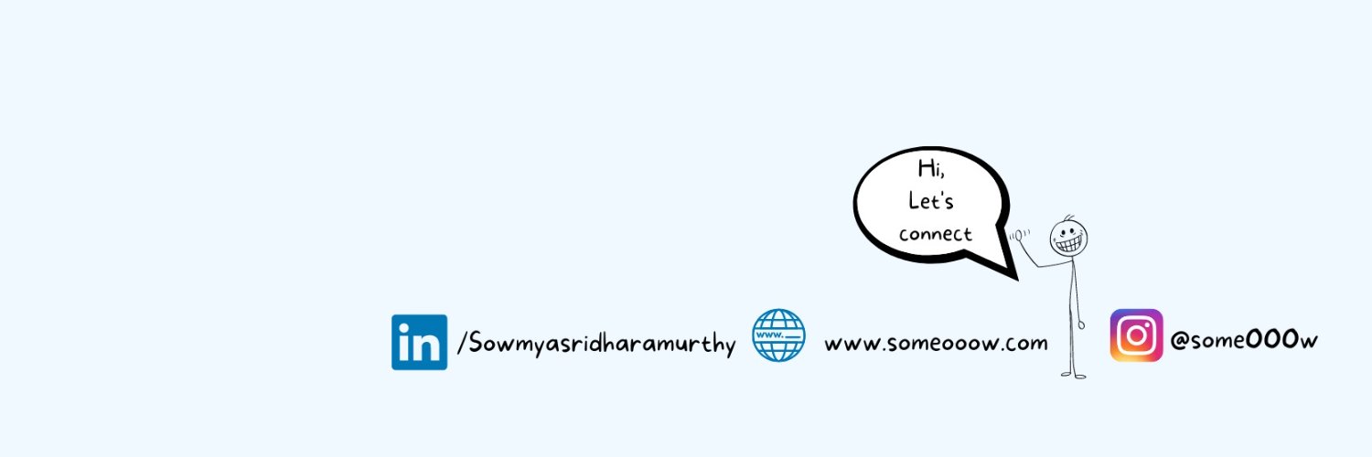 Sowmya Sridharamurthy banner