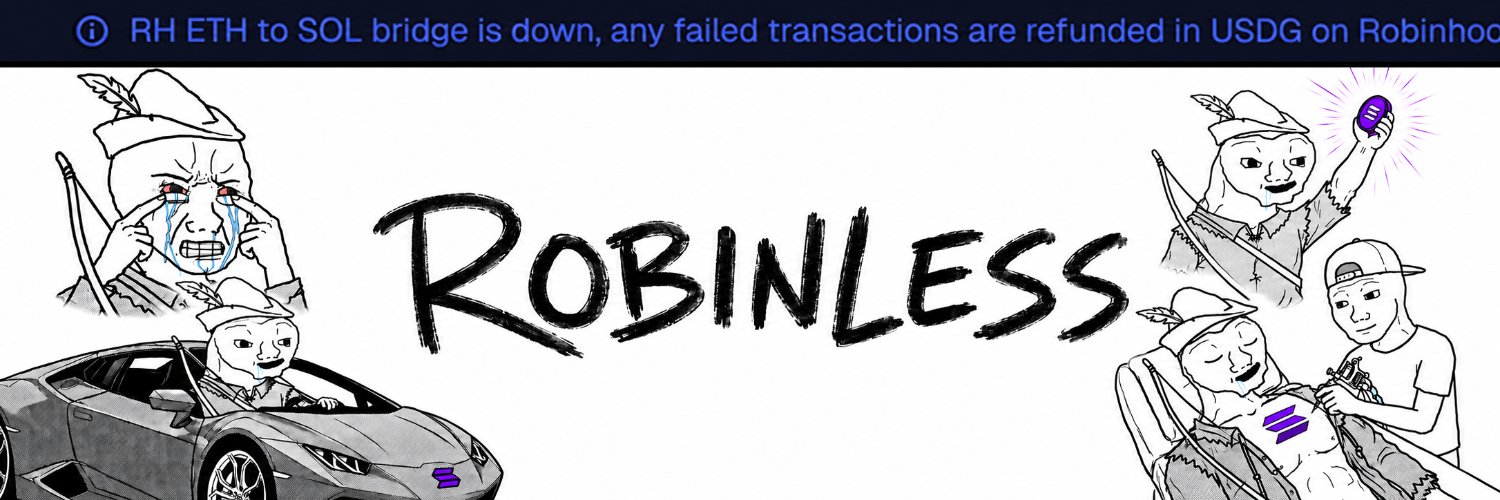 realrobinless's profile banner image