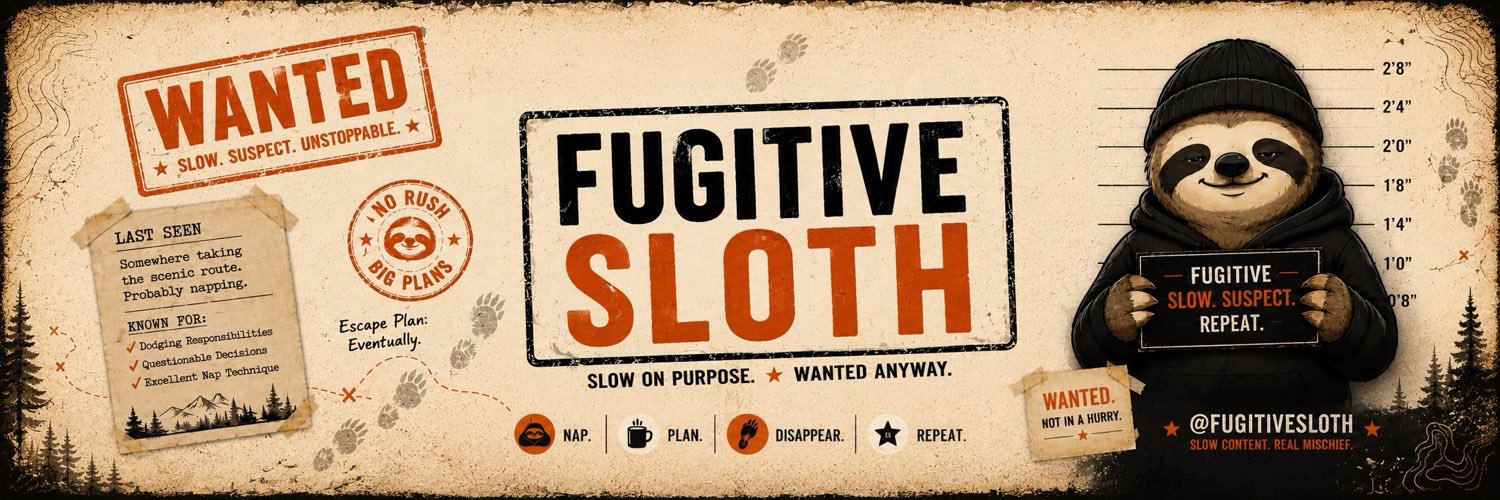 FugitiveSloth's profile banner image