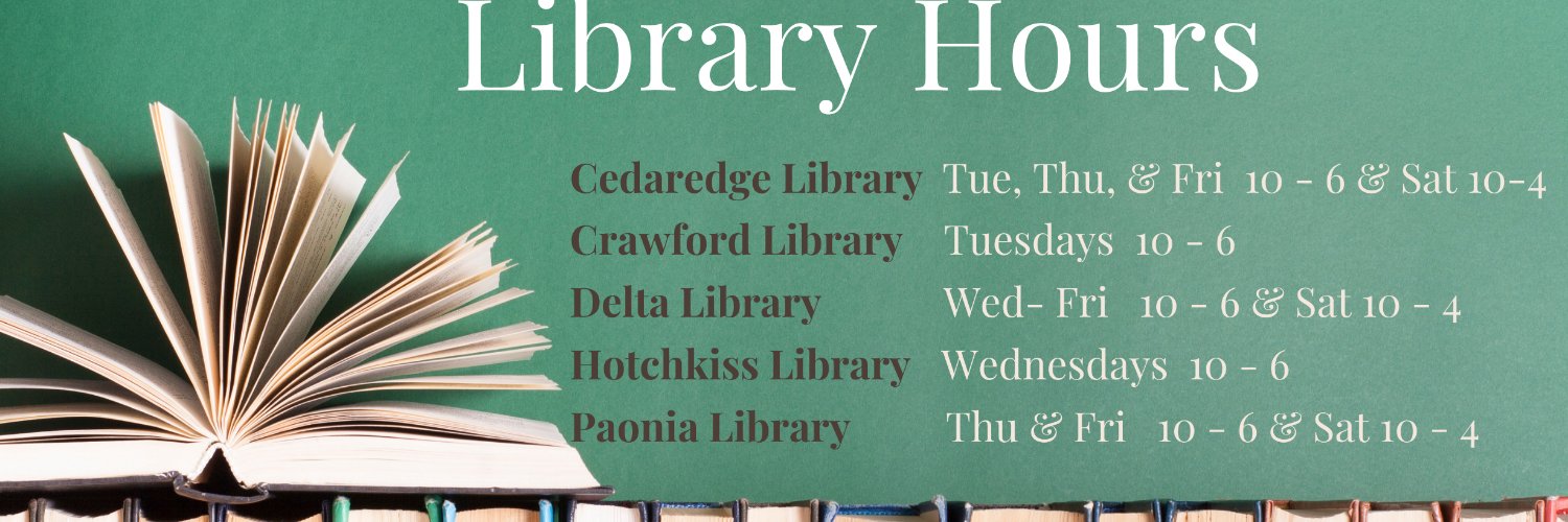 Delta County Libraries banner
