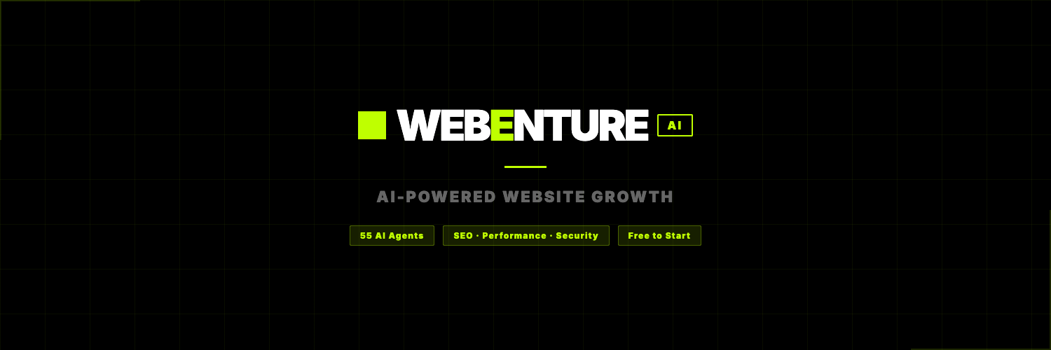 webentureai's profile banner image