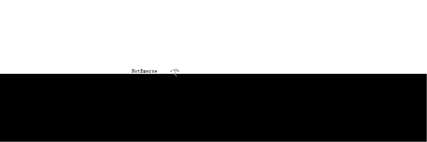 Not Emerse banner