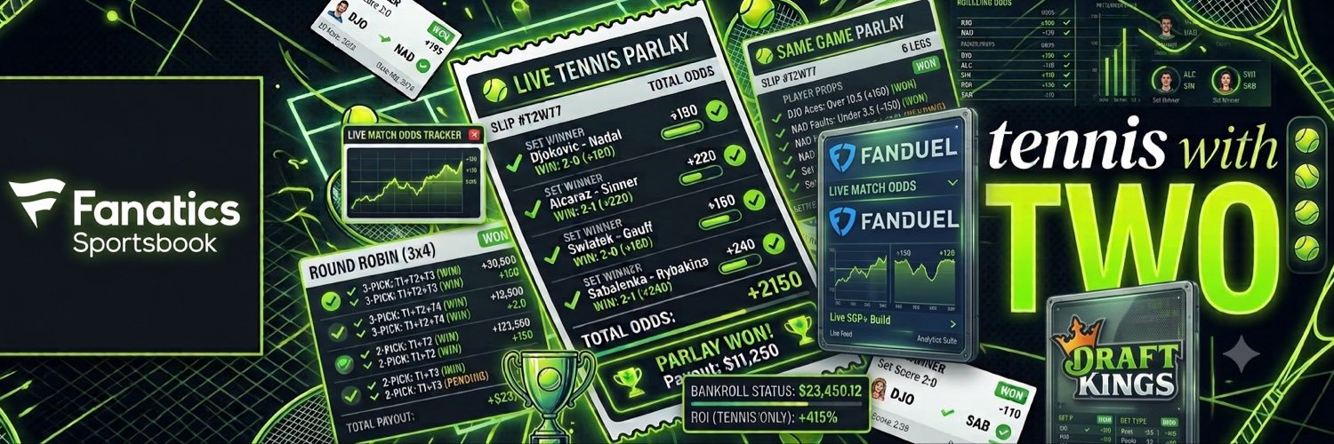 Tenniswith2's profile banner image