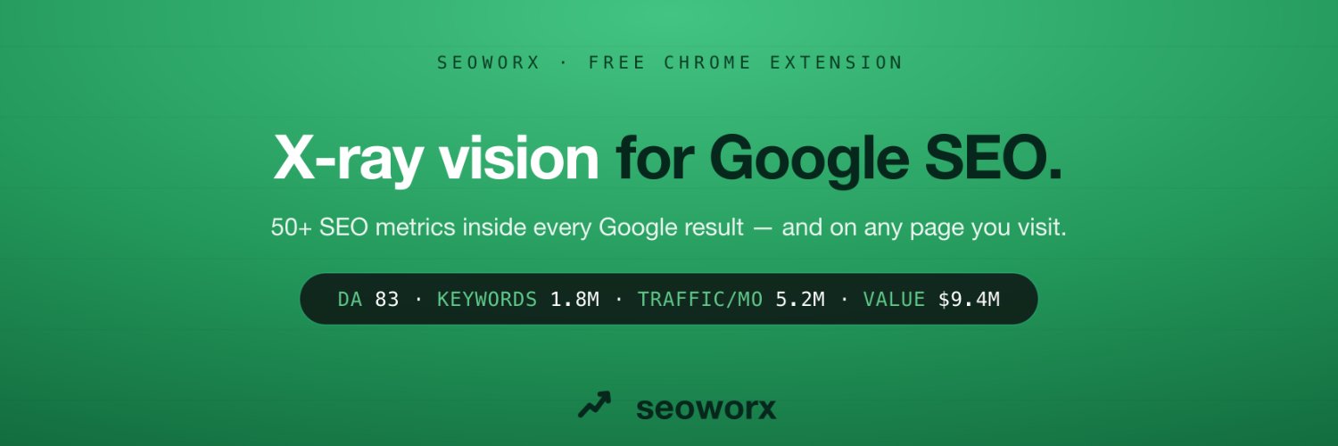 seoworxapp's profile banner image