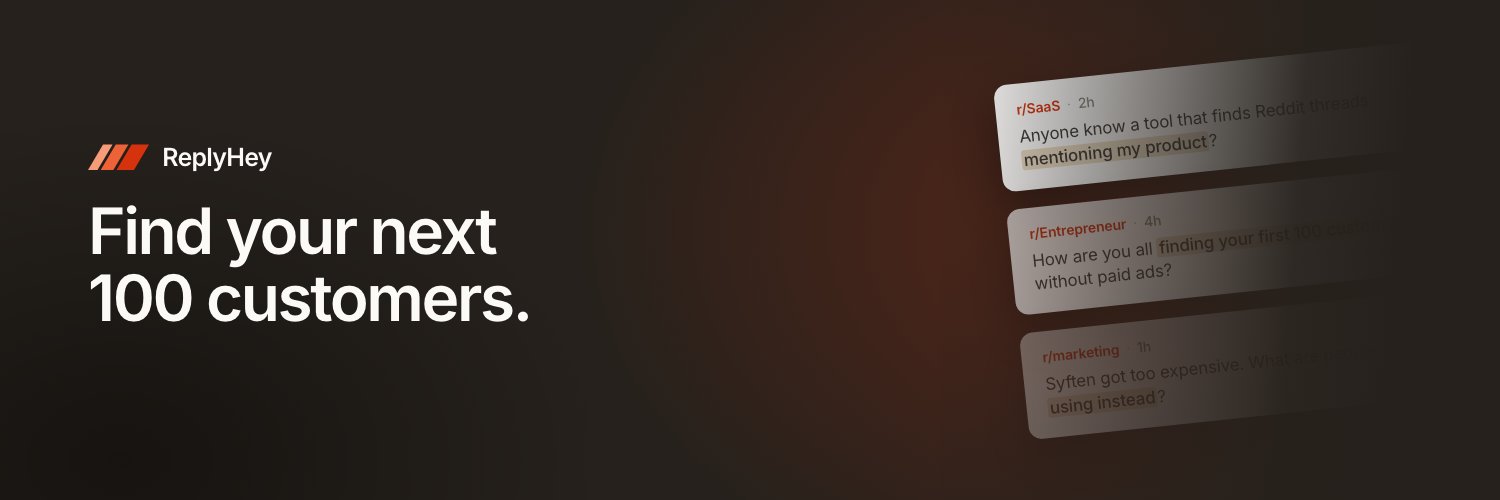 replyhey's profile banner image