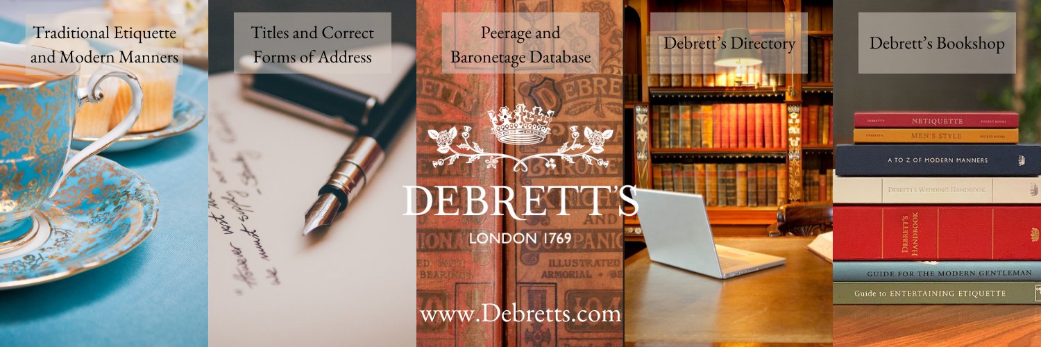 Debrett's banner