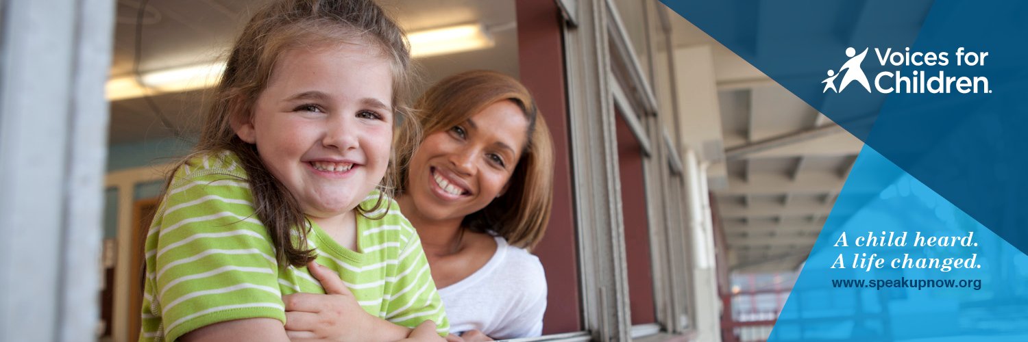 Voices for Children banner