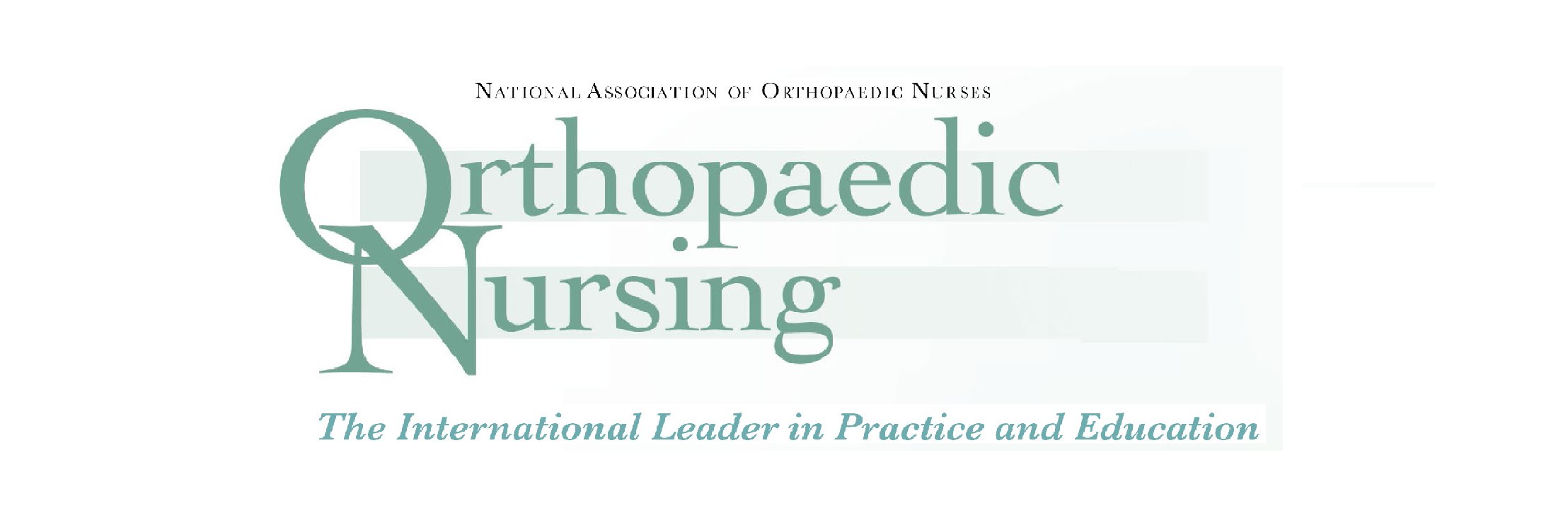 Orthopaedic Nursing banner
