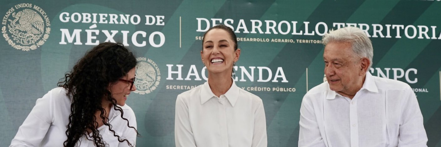 Luisa Alcalde's banner