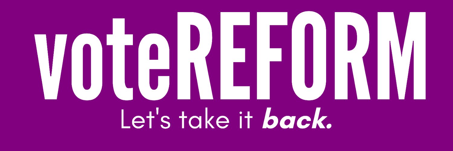 Reform Party of the United States banner