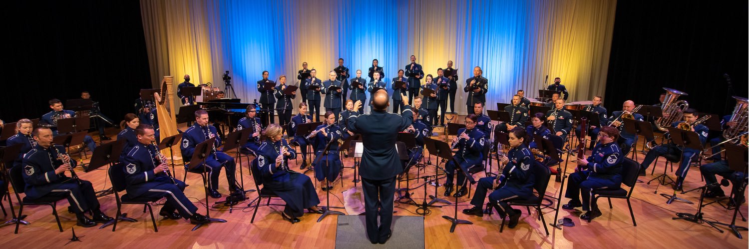 The USAF Band banner