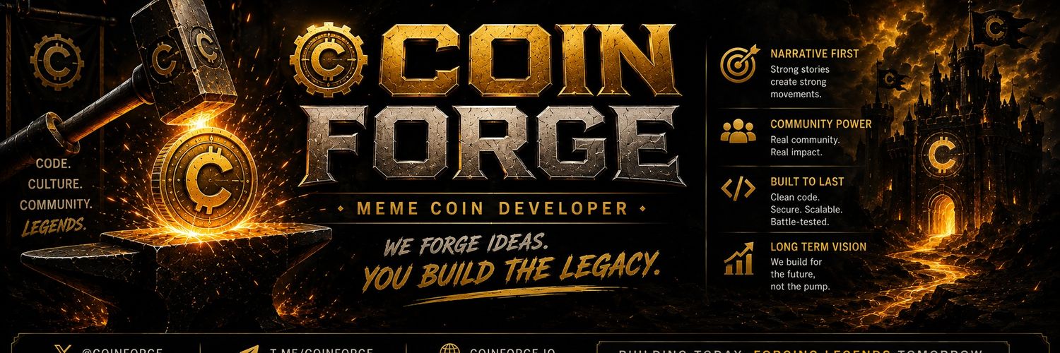 Coinforgee's profile banner image