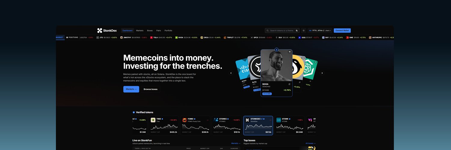 StonkDexFun's profile banner image