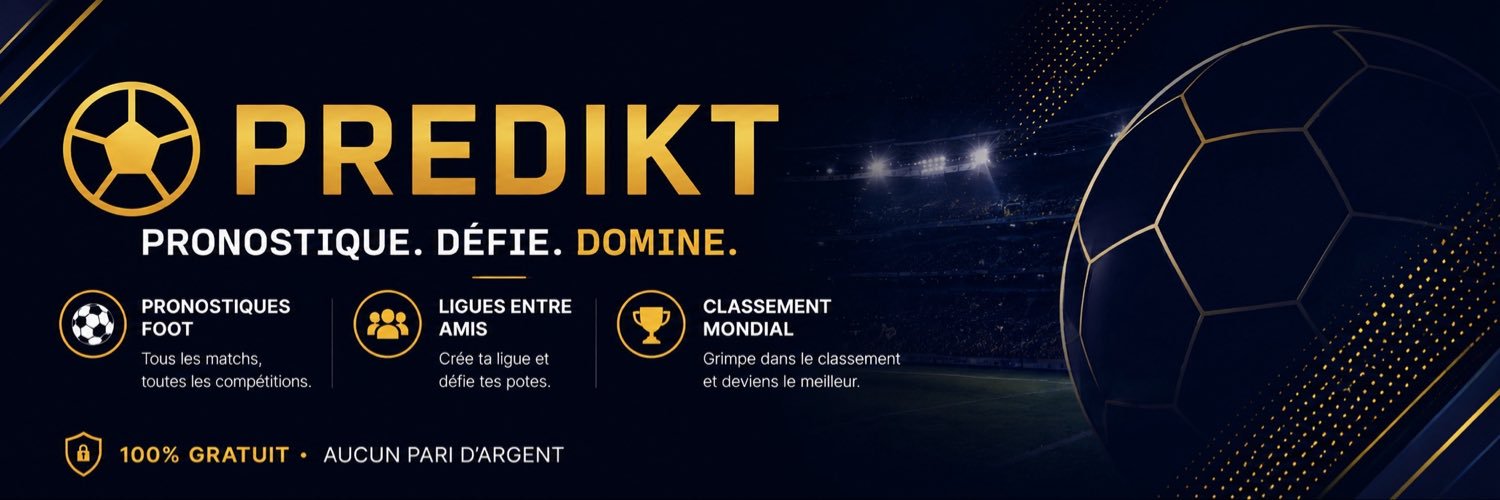 PrediktFootApp's profile banner image