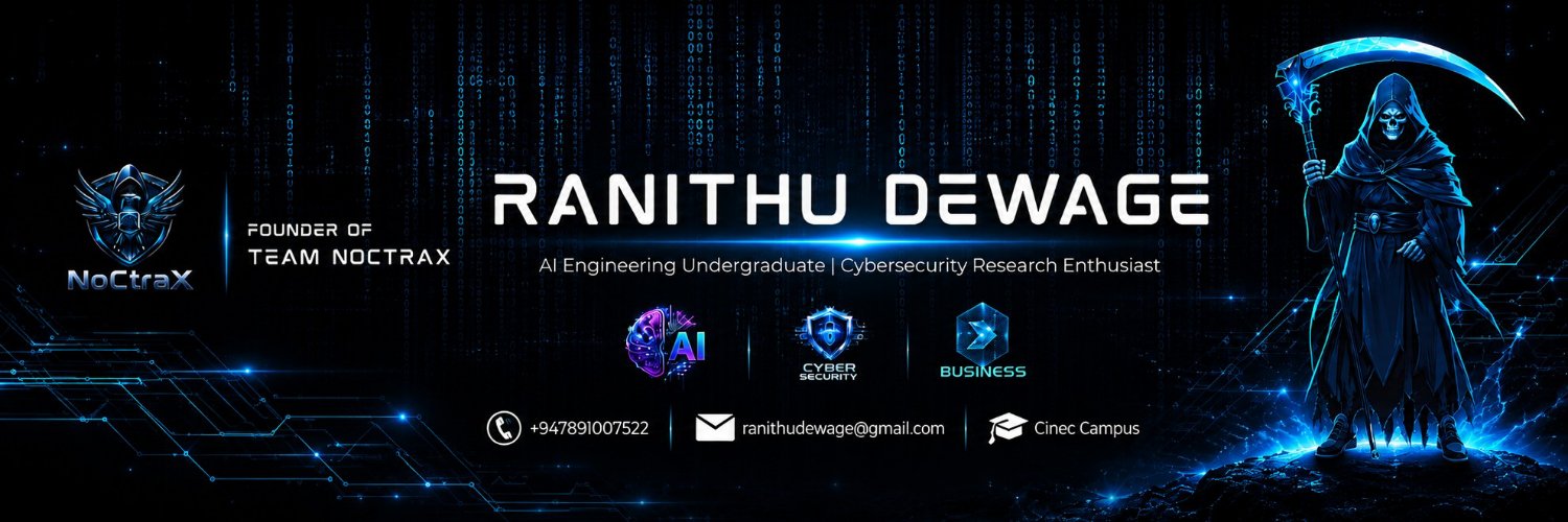 RanithuDewage's profile banner image