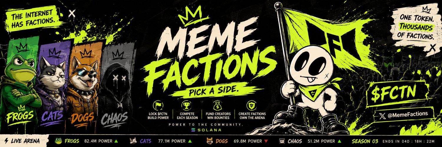 MEMEFACTIONS's profile banner image