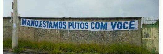 Laura Palmer dentro do saco de lixo banner