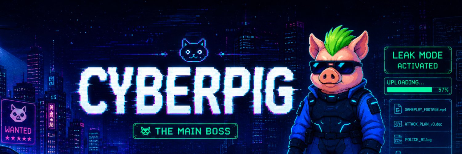 CyberPigReal's profile banner image