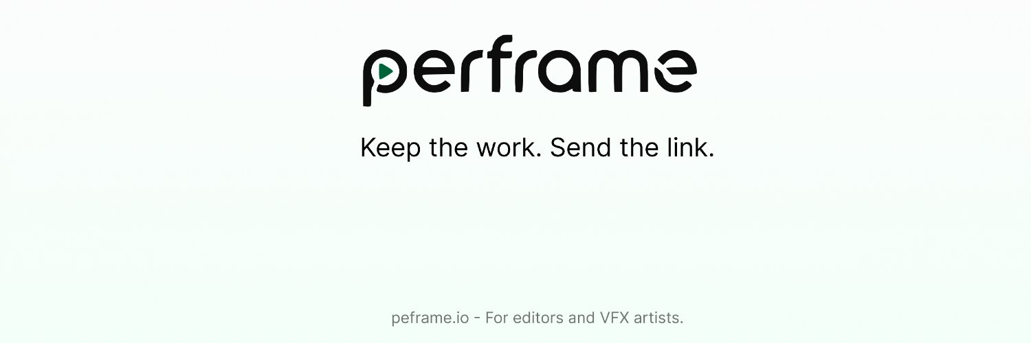 perframeio's profile banner image