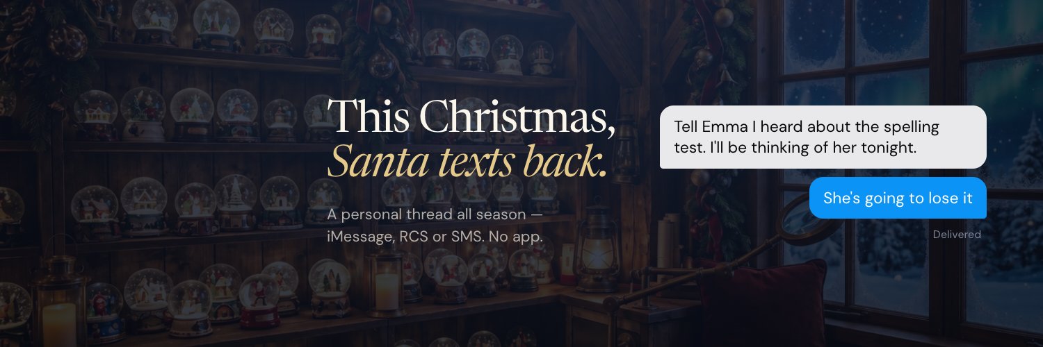 textsantaai's profile banner image