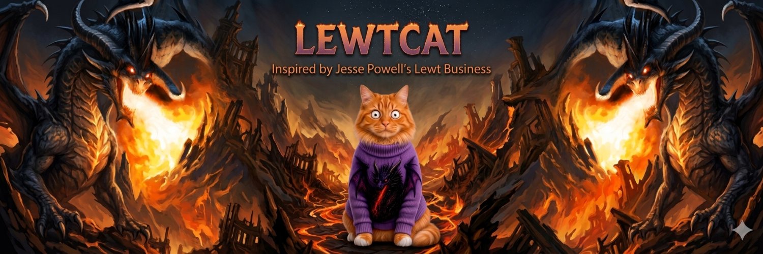 Lewtcat's profile banner image