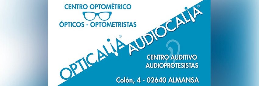 Opticalia Almansa 👂 👁‍🗨 banner