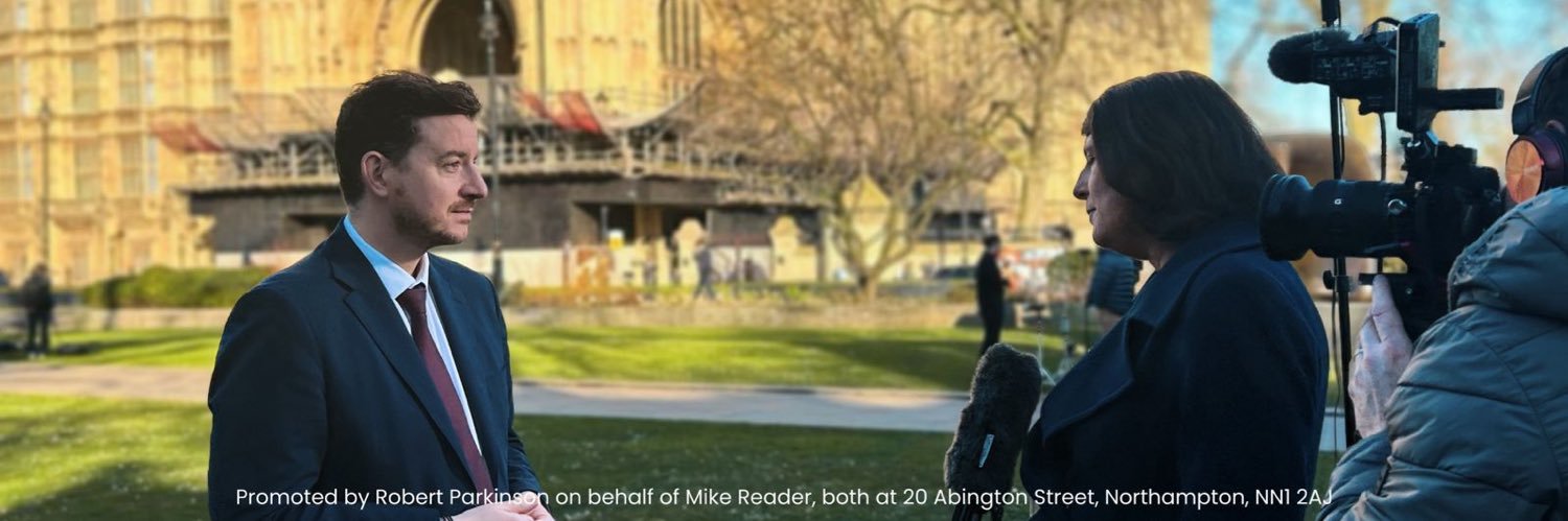 Mike Reader MP's banner