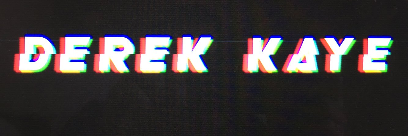 Derek Kaye banner
