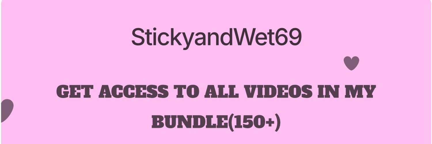 StickyandWetBU's profile banner image