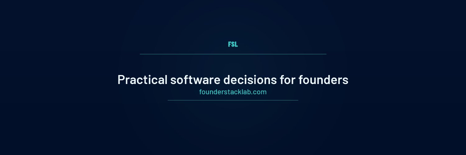 Founderstacklab's profile banner image
