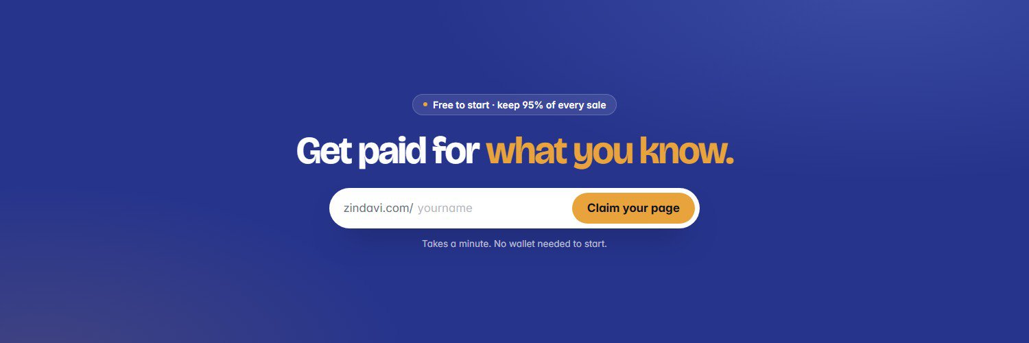 zindaviapp's profile banner image