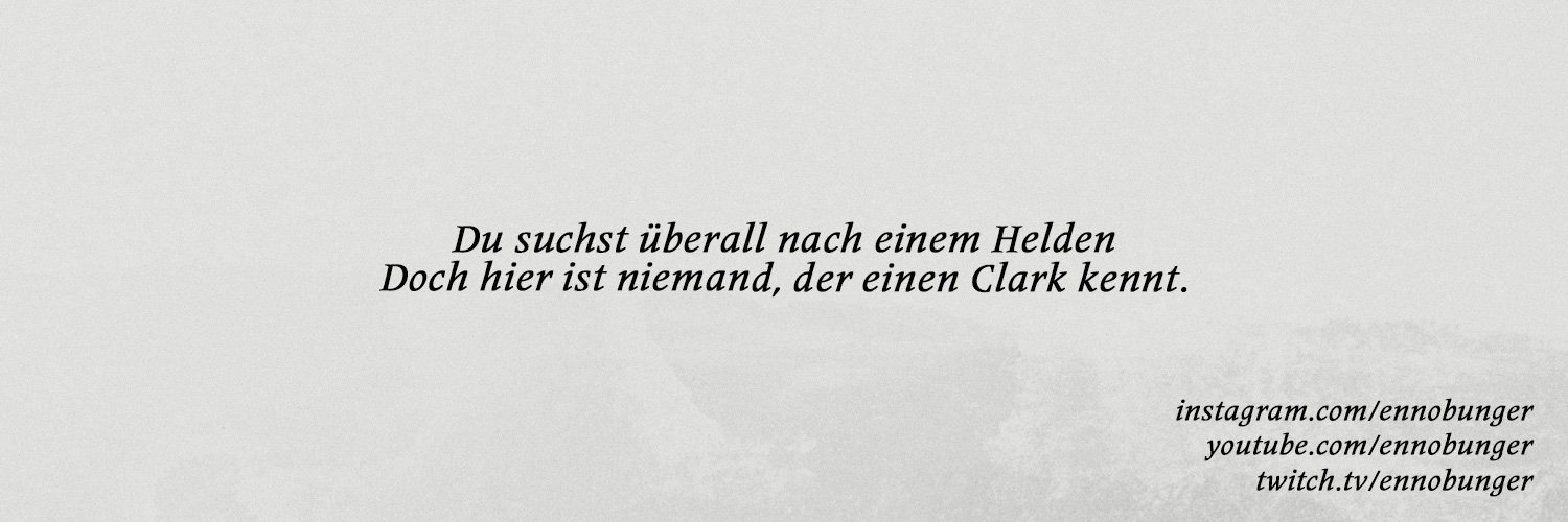 Enno Bunger banner