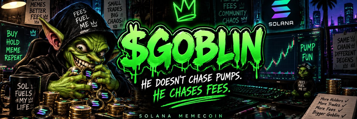 FeeGoblinSOL's profile banner image