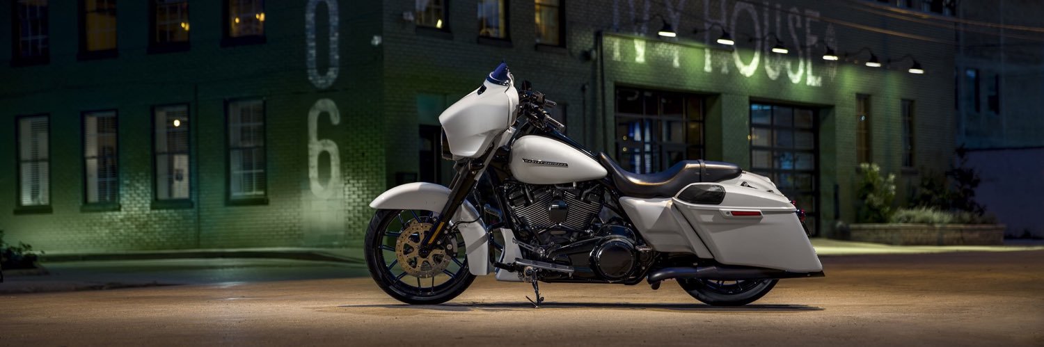 Conrad's Harley-Davidson banner