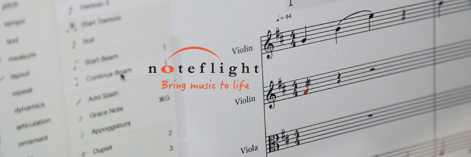 Noteflight banner